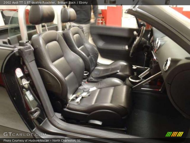 Brilliant Black / Ebony 2002 Audi TT 1.8T quattro Roadster