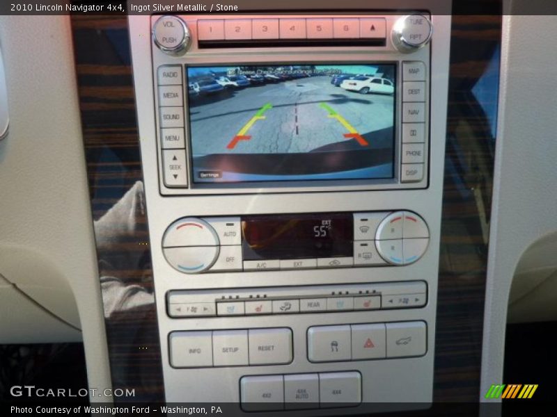 Controls of 2010 Navigator 4x4
