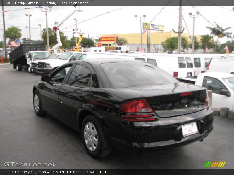 Black / Sandstone 2002 Dodge Stratus SE Sedan