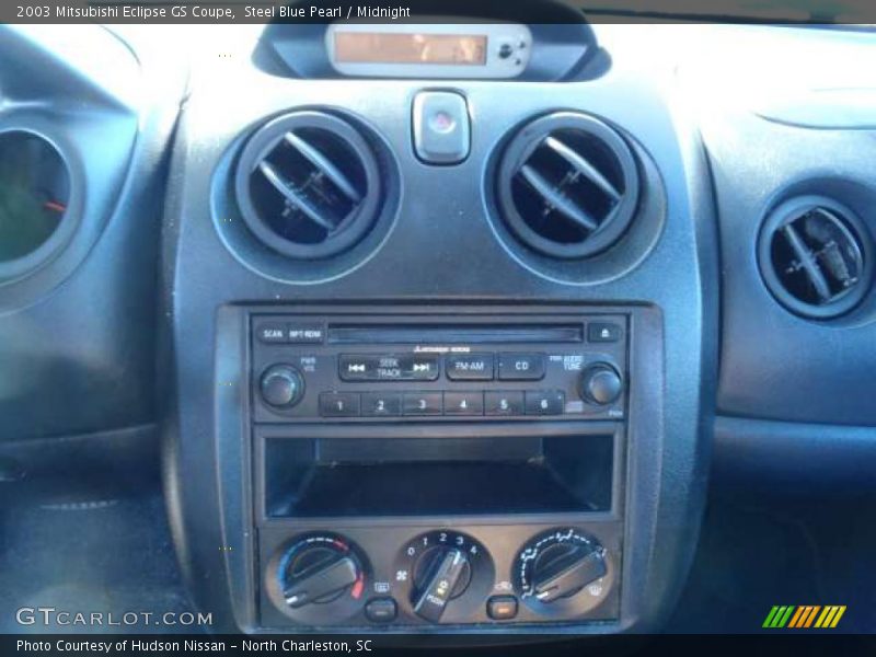Steel Blue Pearl / Midnight 2003 Mitsubishi Eclipse GS Coupe