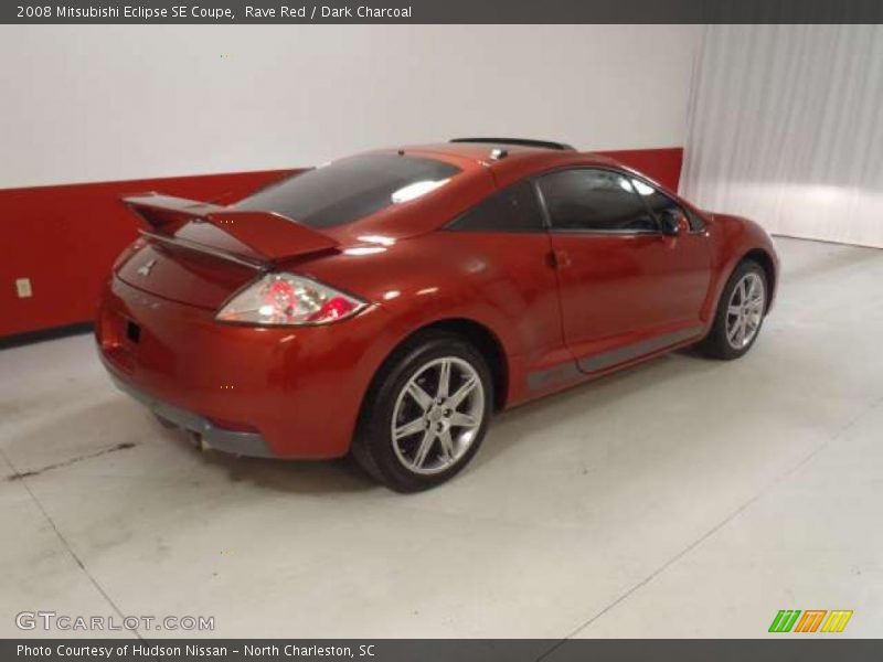 Rave Red / Dark Charcoal 2008 Mitsubishi Eclipse SE Coupe