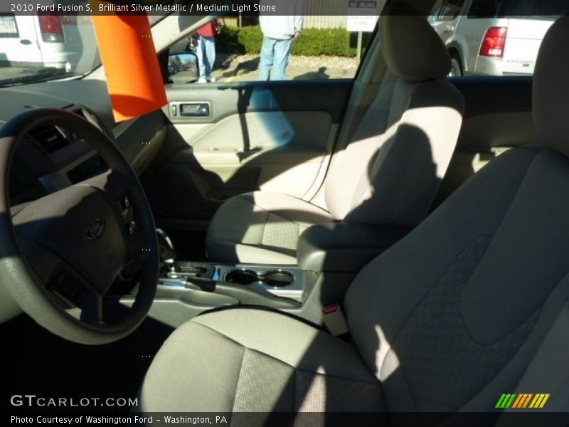 Brilliant Silver Metallic / Medium Light Stone 2010 Ford Fusion S