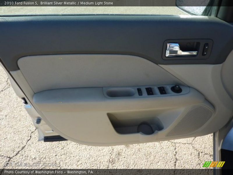 Brilliant Silver Metallic / Medium Light Stone 2010 Ford Fusion S