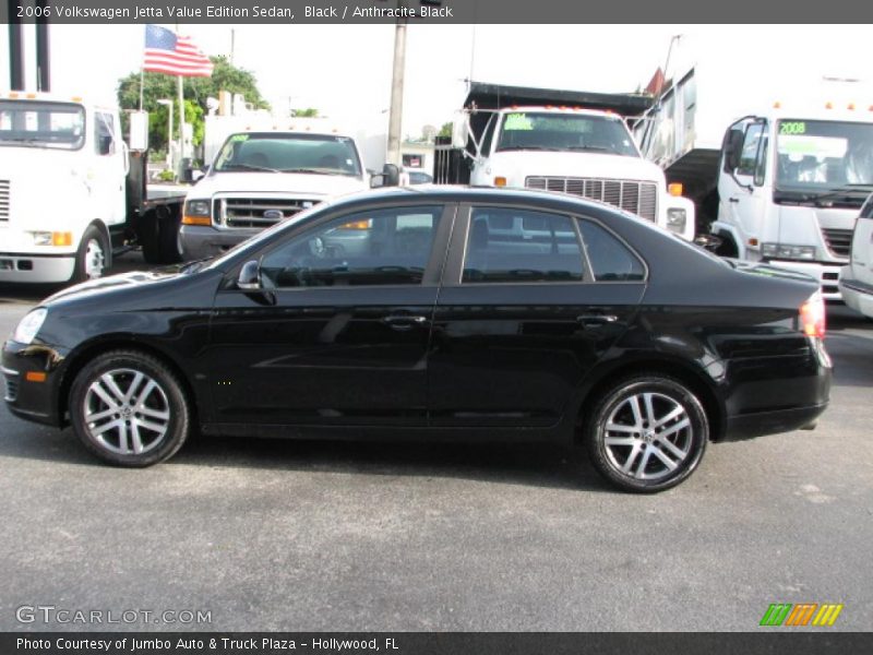 Black / Anthracite Black 2006 Volkswagen Jetta Value Edition Sedan