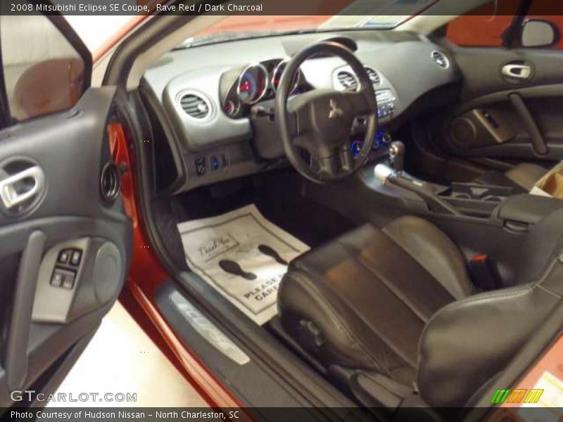 Rave Red / Dark Charcoal 2008 Mitsubishi Eclipse SE Coupe