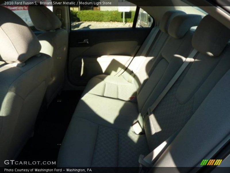 Brilliant Silver Metallic / Medium Light Stone 2010 Ford Fusion S