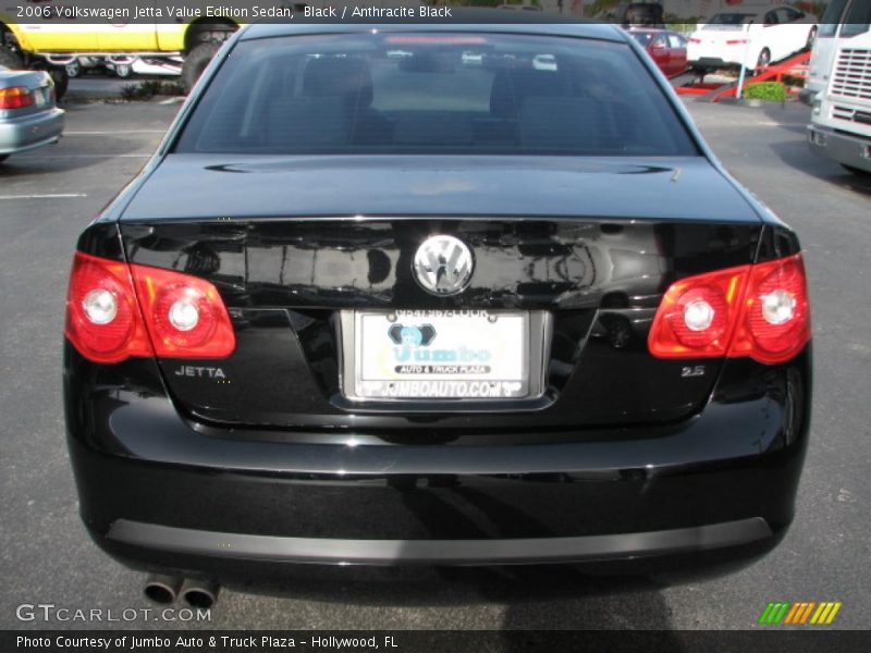 Black / Anthracite Black 2006 Volkswagen Jetta Value Edition Sedan