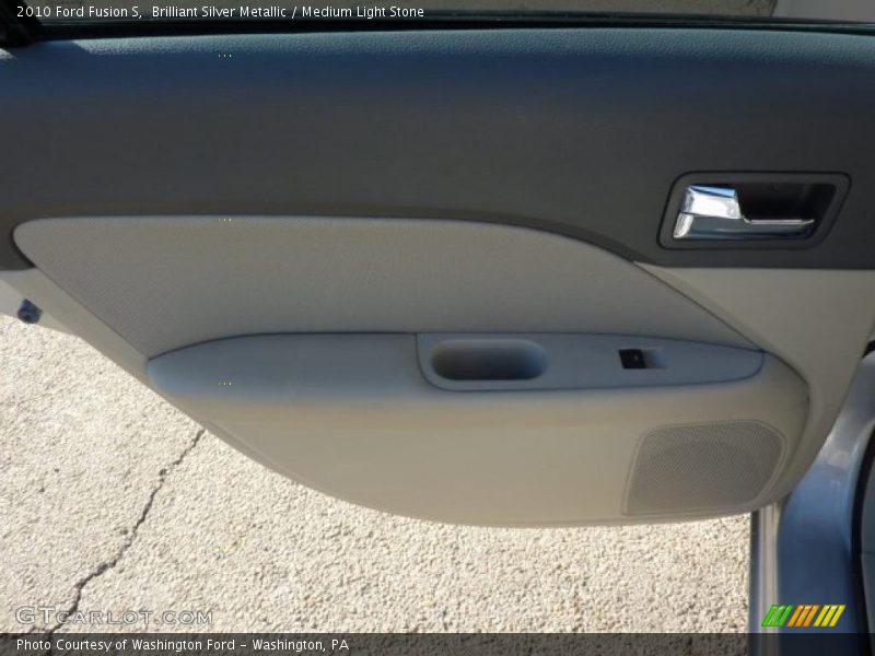 Brilliant Silver Metallic / Medium Light Stone 2010 Ford Fusion S