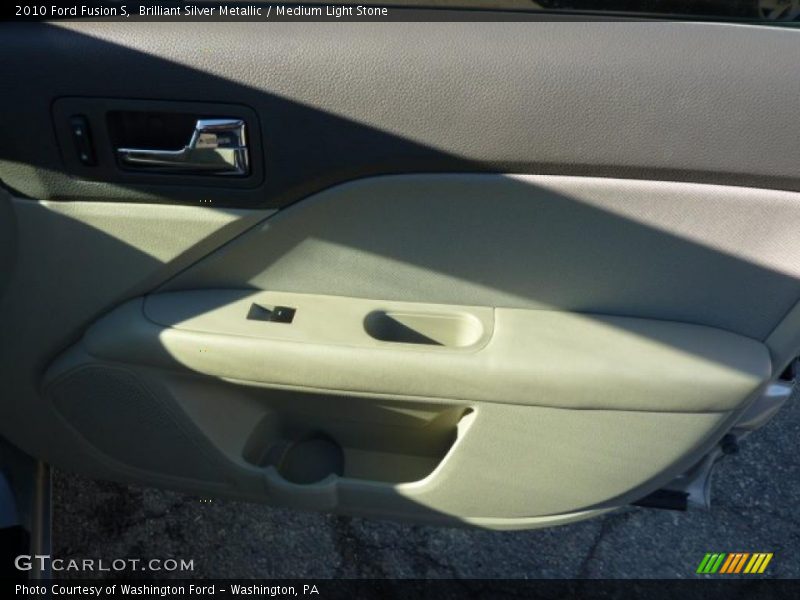 Brilliant Silver Metallic / Medium Light Stone 2010 Ford Fusion S