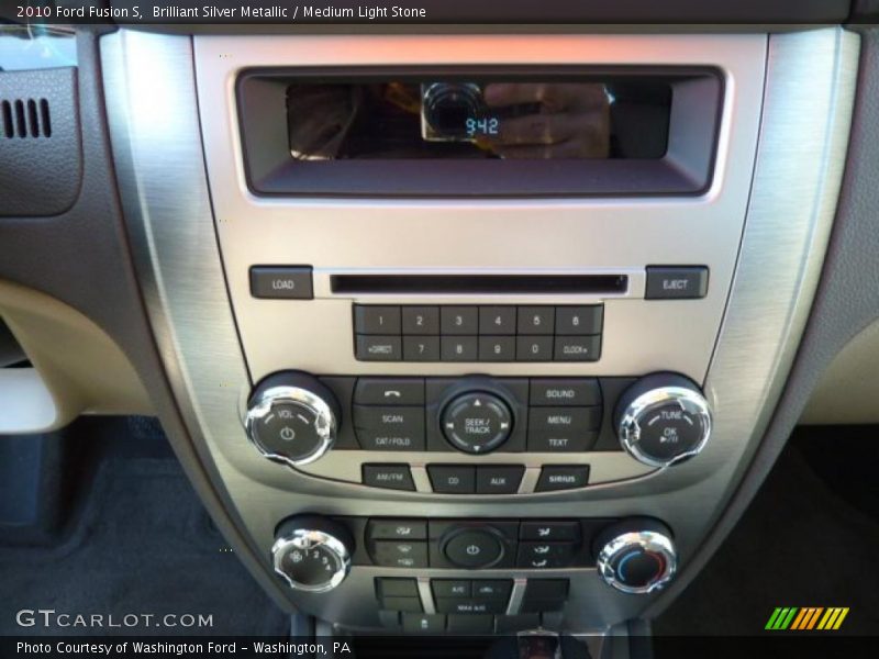 Controls of 2010 Fusion S