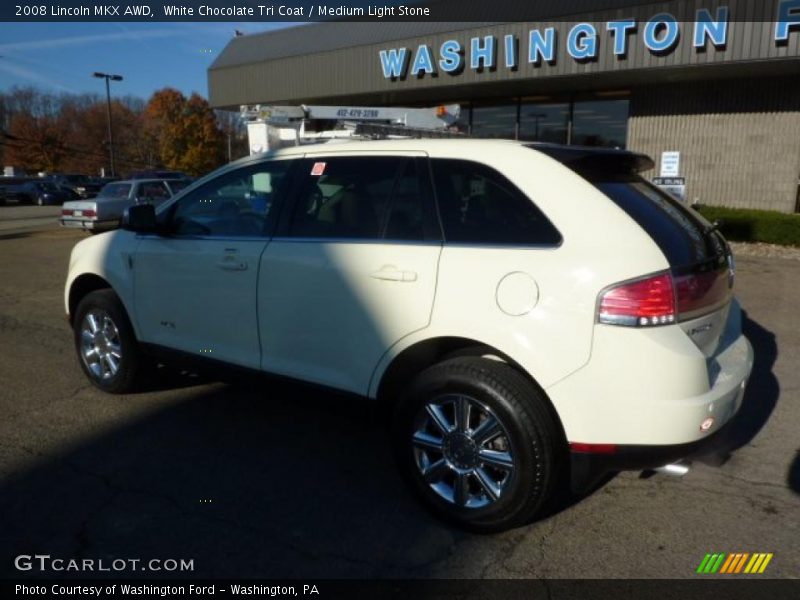White Chocolate Tri Coat / Medium Light Stone 2008 Lincoln MKX AWD