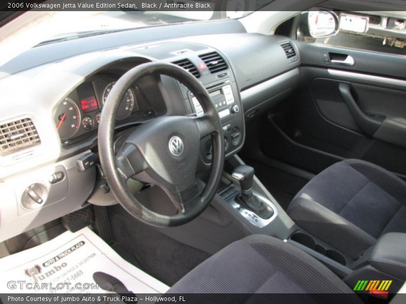 Black / Anthracite Black 2006 Volkswagen Jetta Value Edition Sedan