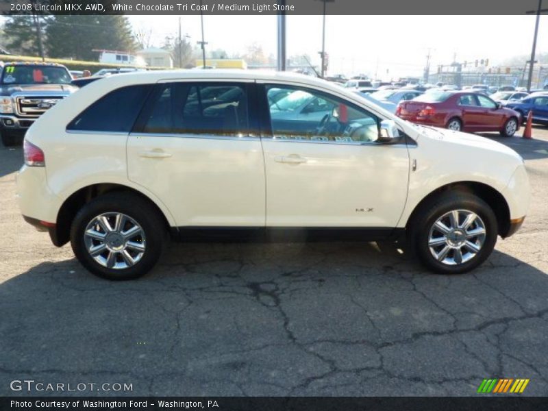 White Chocolate Tri Coat / Medium Light Stone 2008 Lincoln MKX AWD