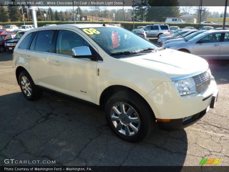 White Chocolate Tri Coat / Medium Light Stone 2008 Lincoln MKX AWD