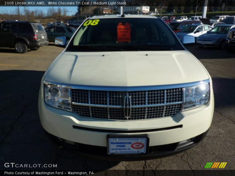 White Chocolate Tri Coat / Medium Light Stone 2008 Lincoln MKX AWD