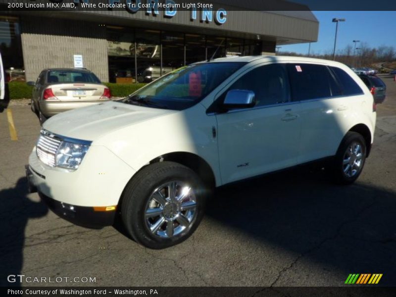 White Chocolate Tri Coat / Medium Light Stone 2008 Lincoln MKX AWD