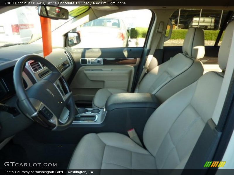 White Chocolate Tri Coat / Medium Light Stone 2008 Lincoln MKX AWD
