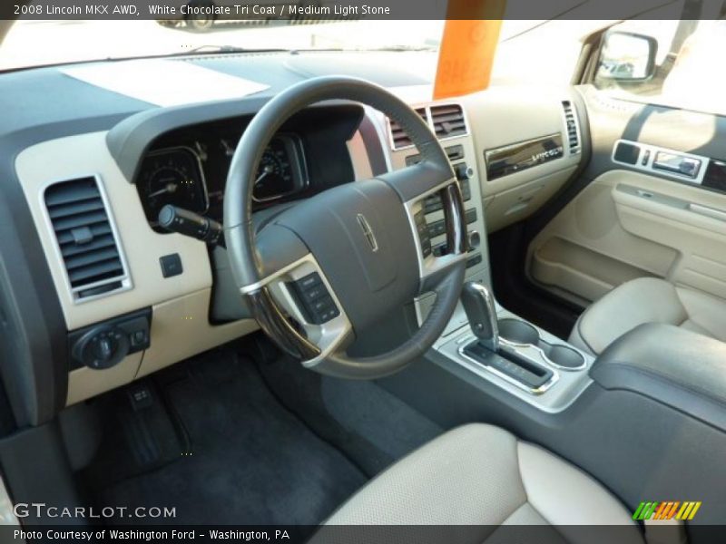 White Chocolate Tri Coat / Medium Light Stone 2008 Lincoln MKX AWD