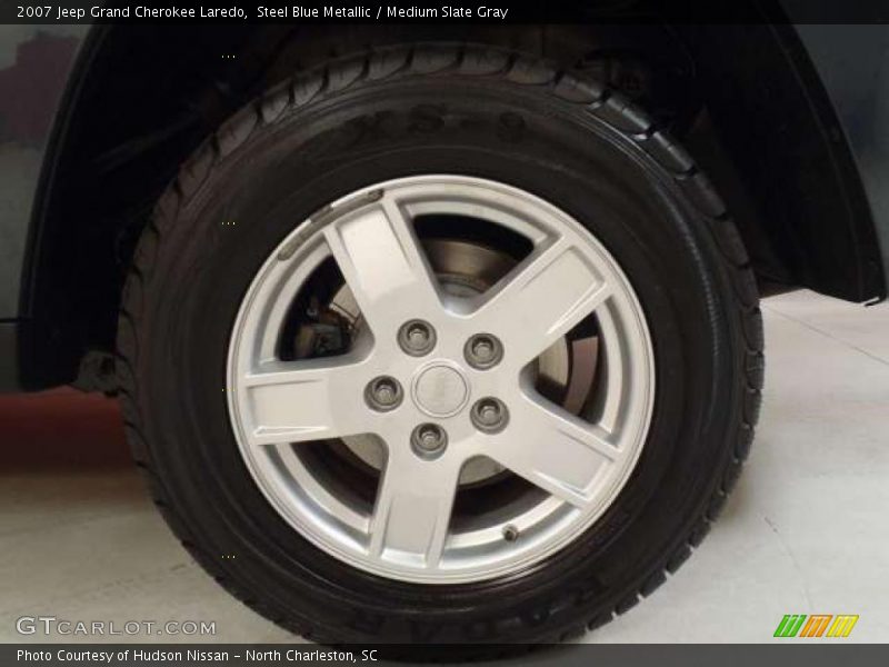 Steel Blue Metallic / Medium Slate Gray 2007 Jeep Grand Cherokee Laredo