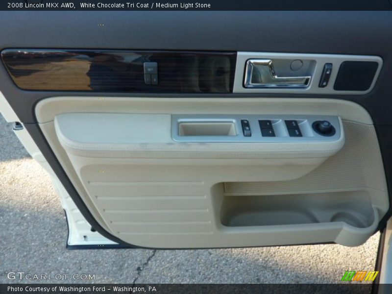 White Chocolate Tri Coat / Medium Light Stone 2008 Lincoln MKX AWD