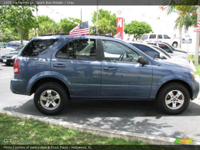 Spark Blue Metallic / Gray 2005 Kia Sorento LX