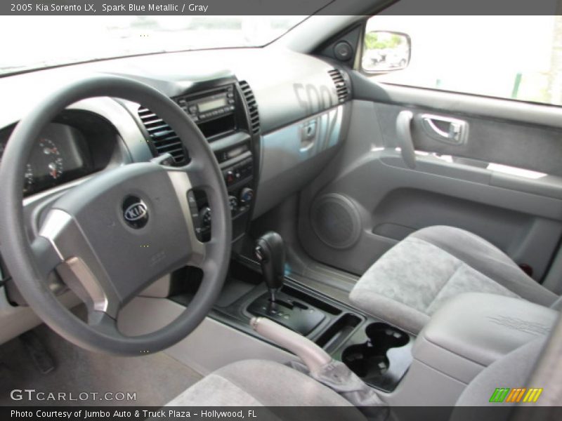 Spark Blue Metallic / Gray 2005 Kia Sorento LX
