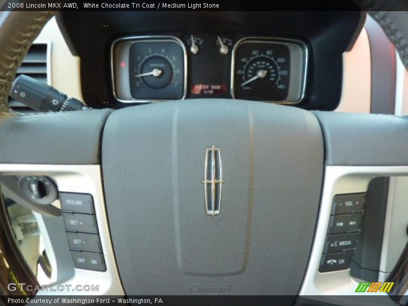 White Chocolate Tri Coat / Medium Light Stone 2008 Lincoln MKX AWD
