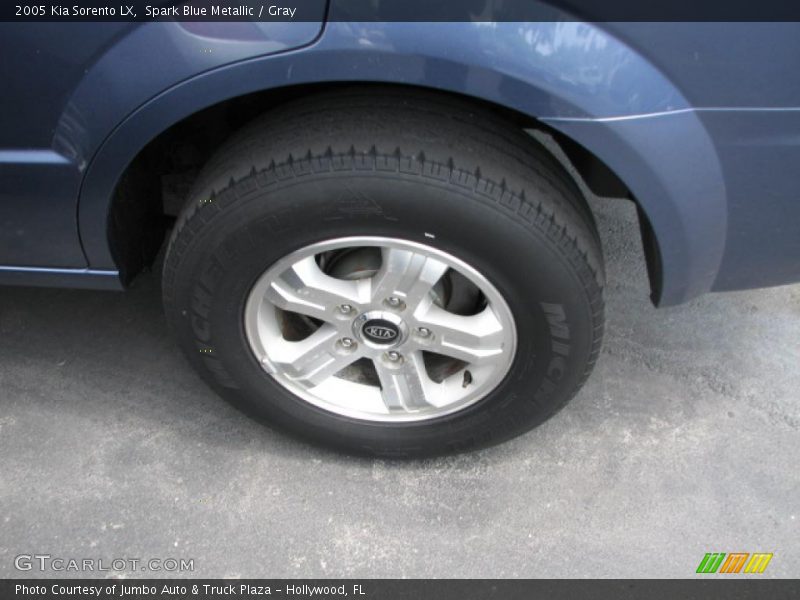 Spark Blue Metallic / Gray 2005 Kia Sorento LX