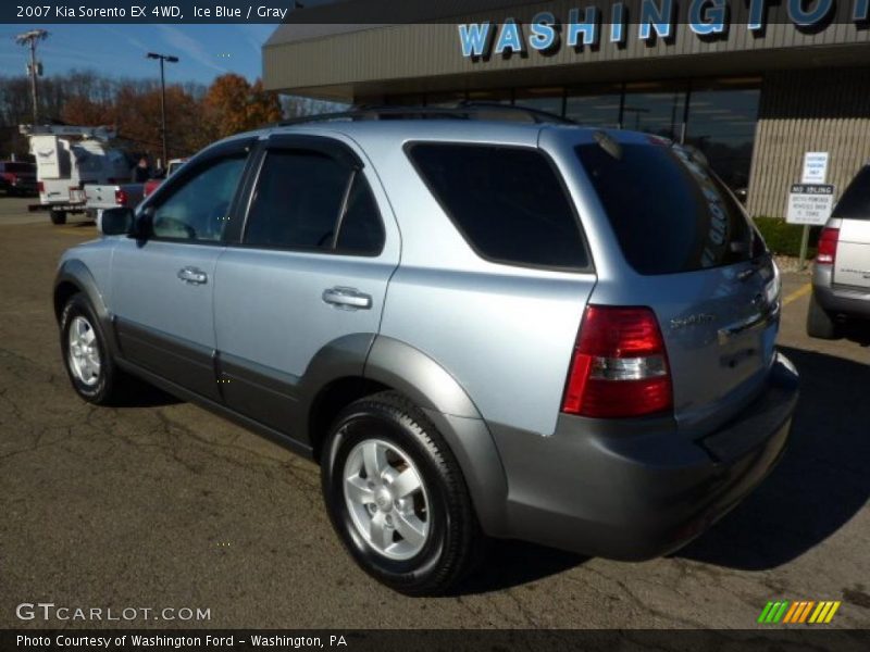 Ice Blue / Gray 2007 Kia Sorento EX 4WD