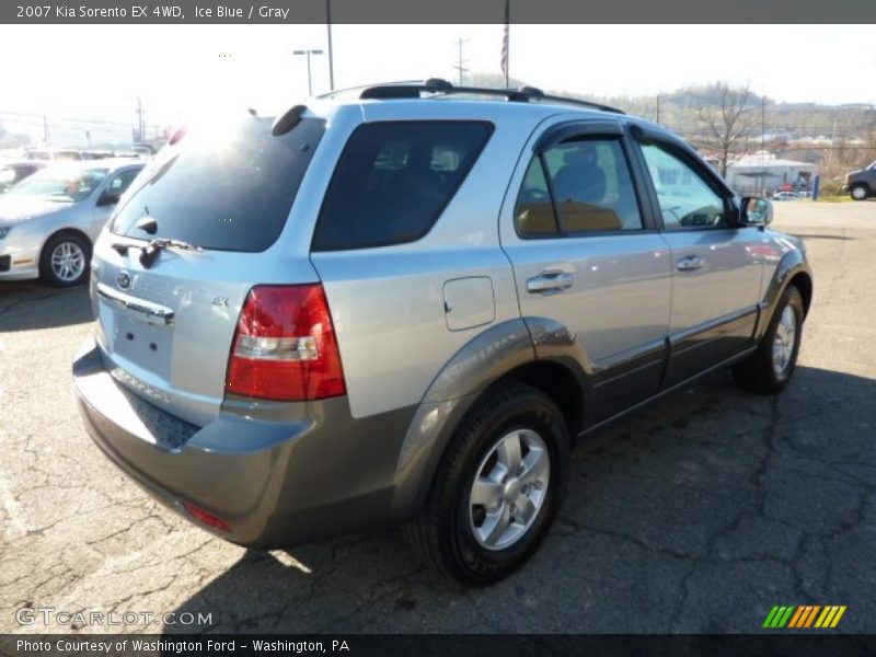 Ice Blue / Gray 2007 Kia Sorento EX 4WD