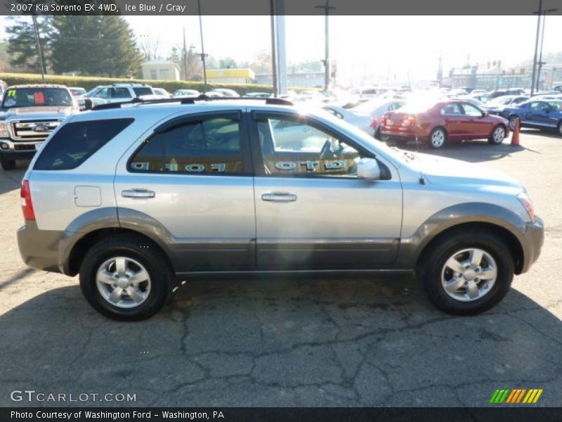 Ice Blue / Gray 2007 Kia Sorento EX 4WD
