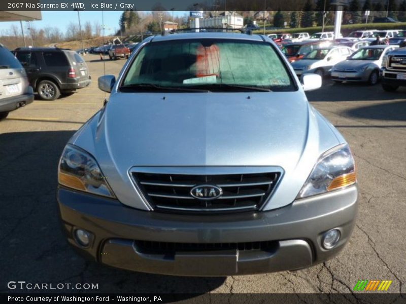Ice Blue / Gray 2007 Kia Sorento EX 4WD