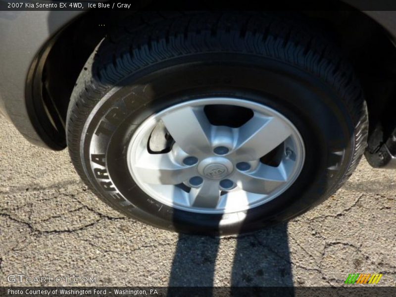 Ice Blue / Gray 2007 Kia Sorento EX 4WD