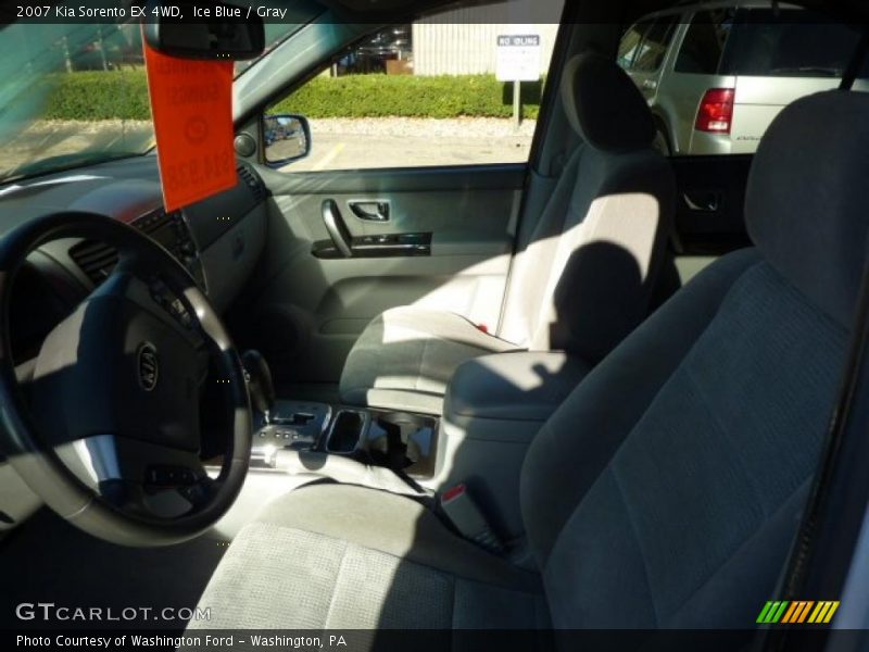 Ice Blue / Gray 2007 Kia Sorento EX 4WD