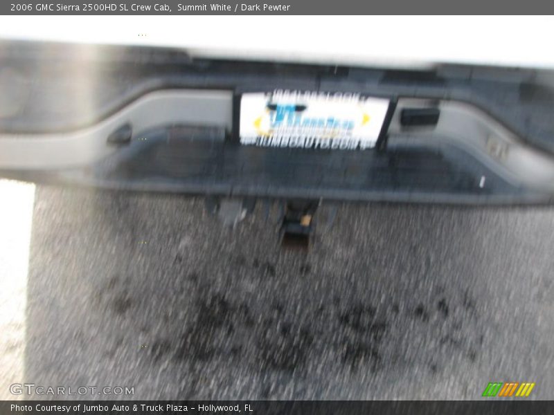 Summit White / Dark Pewter 2006 GMC Sierra 2500HD SL Crew Cab