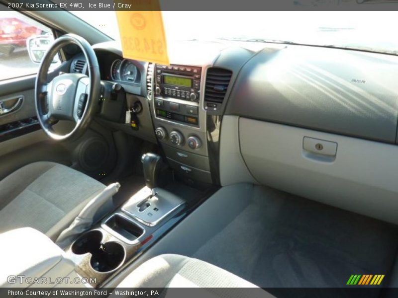 Ice Blue / Gray 2007 Kia Sorento EX 4WD