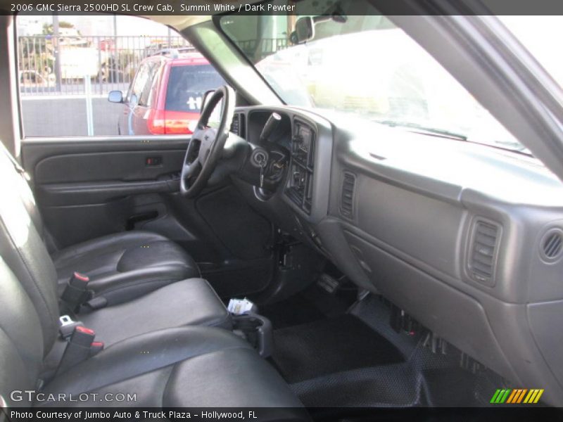 Summit White / Dark Pewter 2006 GMC Sierra 2500HD SL Crew Cab