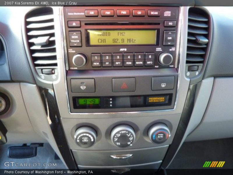 Ice Blue / Gray 2007 Kia Sorento EX 4WD