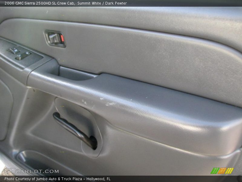 Summit White / Dark Pewter 2006 GMC Sierra 2500HD SL Crew Cab