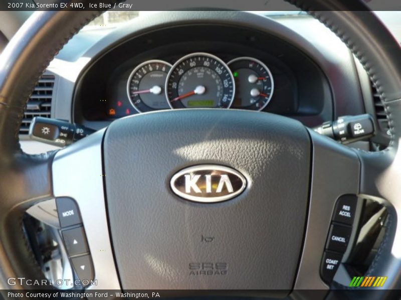 Ice Blue / Gray 2007 Kia Sorento EX 4WD