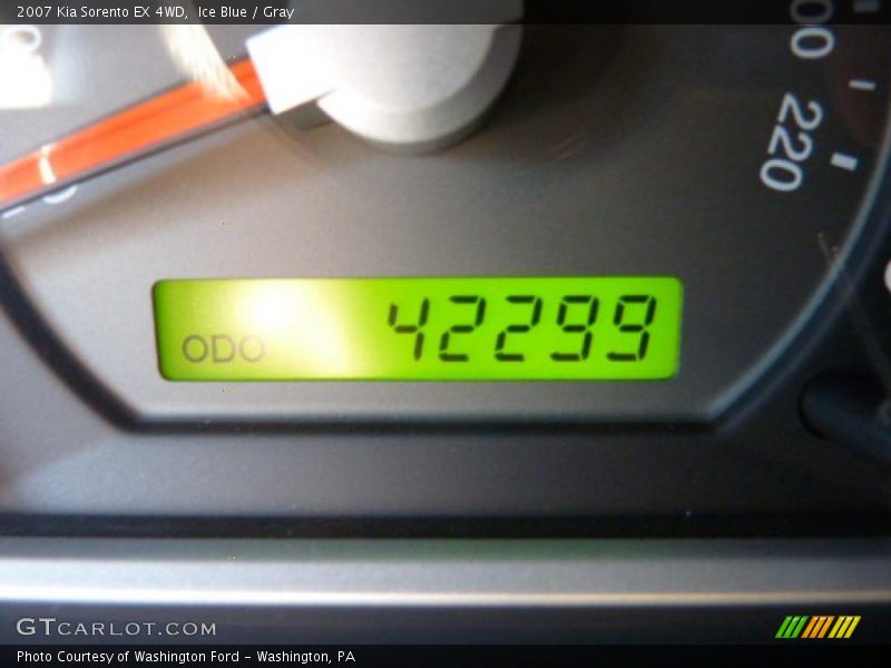 Ice Blue / Gray 2007 Kia Sorento EX 4WD