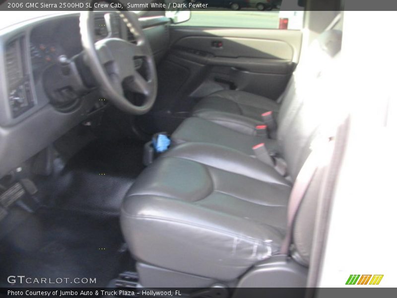 Summit White / Dark Pewter 2006 GMC Sierra 2500HD SL Crew Cab