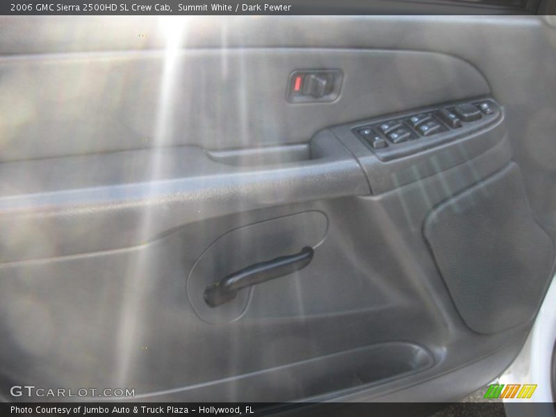 Summit White / Dark Pewter 2006 GMC Sierra 2500HD SL Crew Cab