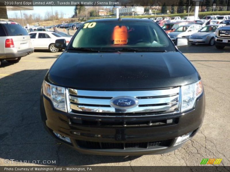 Tuxedo Black Metallic / Sienna Brown 2010 Ford Edge Limited AWD