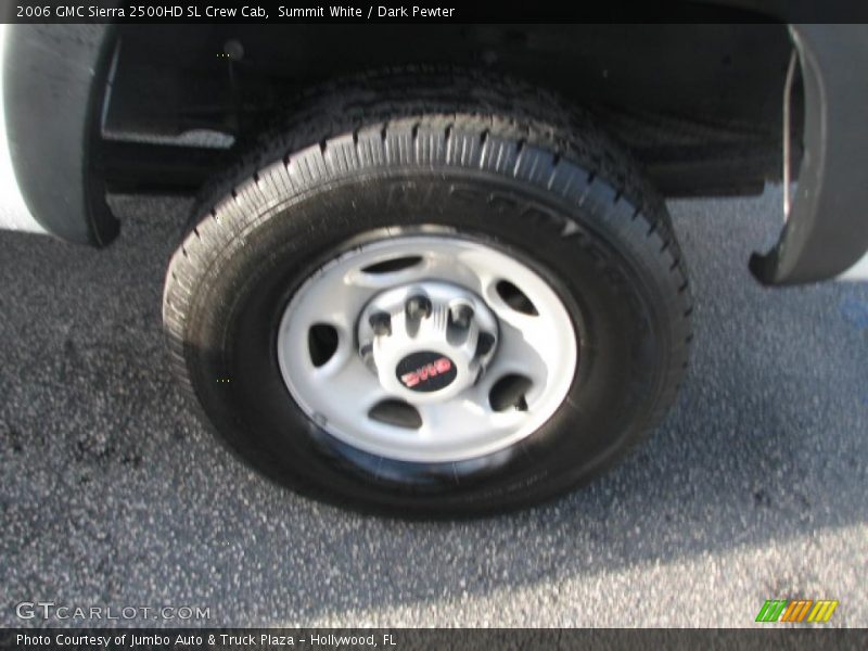 Summit White / Dark Pewter 2006 GMC Sierra 2500HD SL Crew Cab