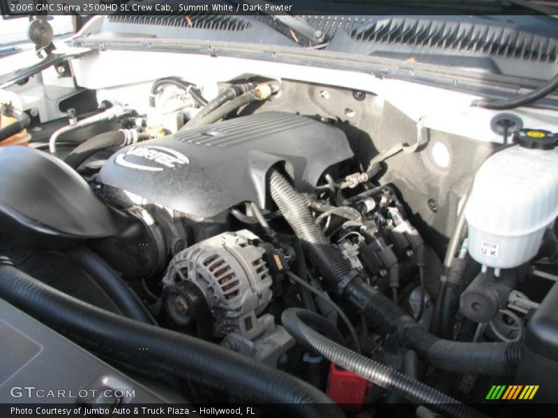 Summit White / Dark Pewter 2006 GMC Sierra 2500HD SL Crew Cab