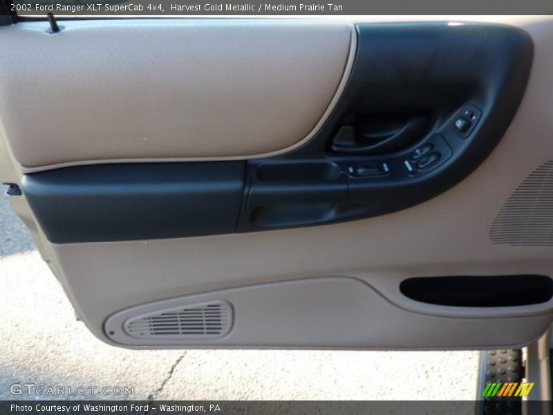 Harvest Gold Metallic / Medium Prairie Tan 2002 Ford Ranger XLT SuperCab 4x4