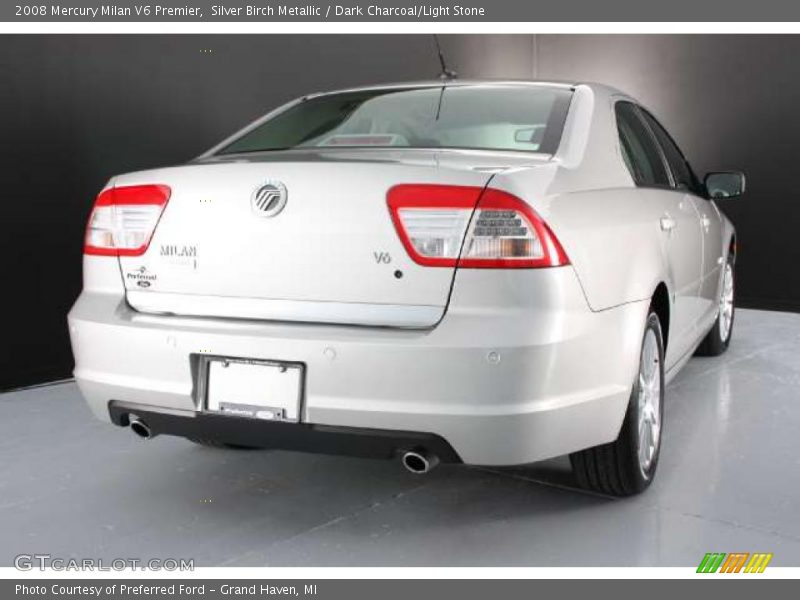 Silver Birch Metallic / Dark Charcoal/Light Stone 2008 Mercury Milan V6 Premier