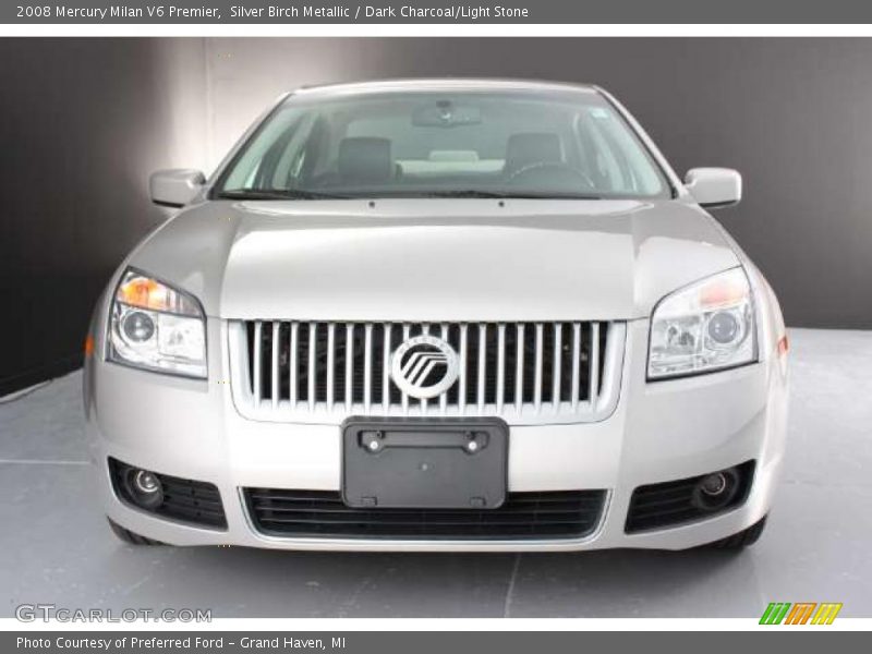 Silver Birch Metallic / Dark Charcoal/Light Stone 2008 Mercury Milan V6 Premier