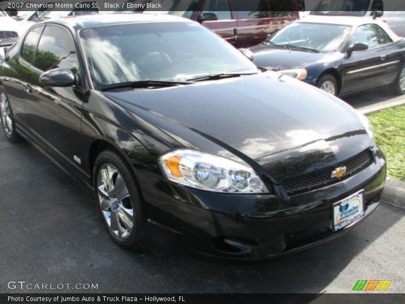 Black / Ebony Black 2007 Chevrolet Monte Carlo SS